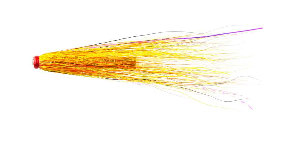 Caledonia Flies Golden Angel Copper Tube 1/4'' Salmon Fishing Tube Fly
