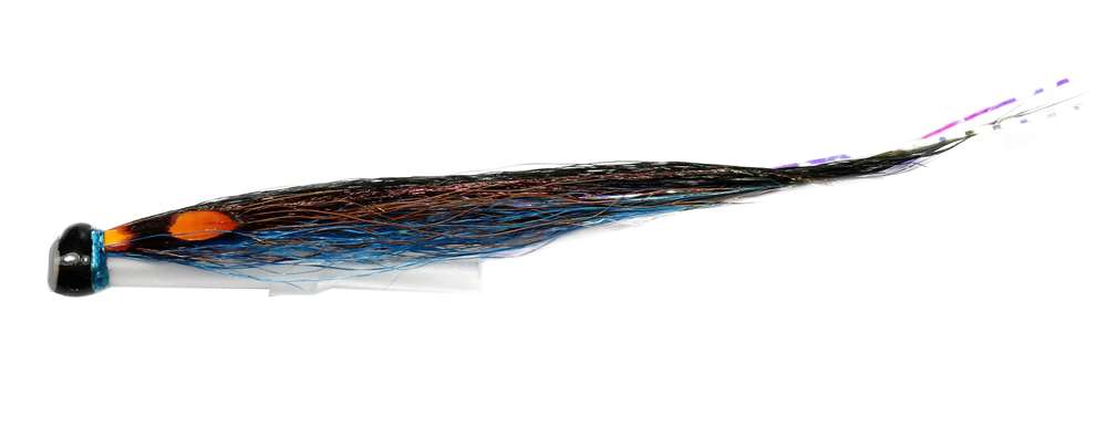 Caledonia Flies Blue Sunray Jc 1'' Salmon Fishing Tube Fly