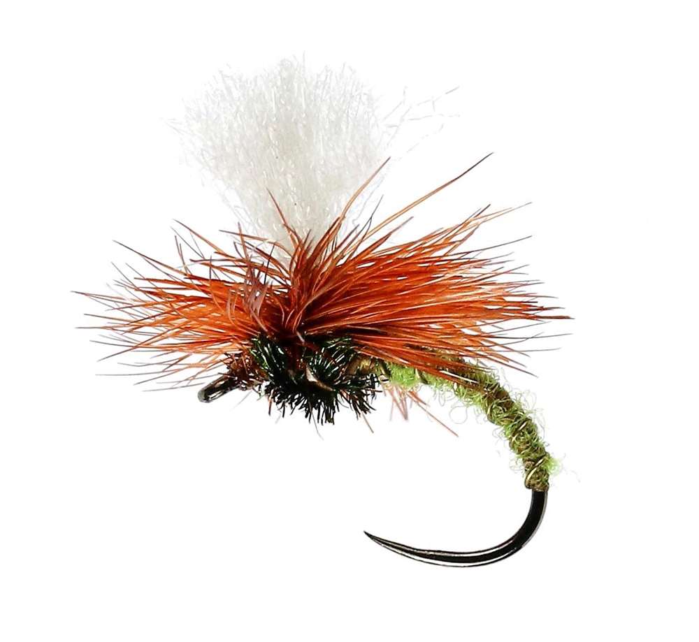 Caledonia Flies Olive Klink Barbless #16 Fishing Fly