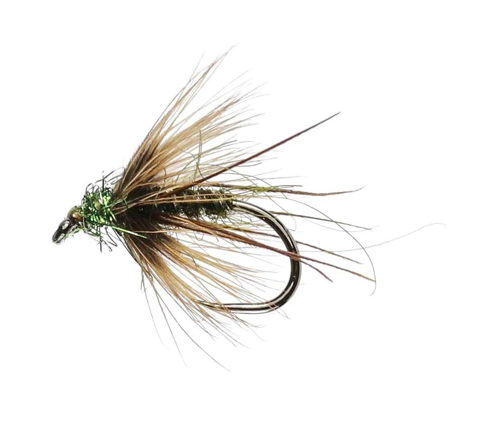 Caledonia Flies Midas Olive Barbless #12 Fishing Fly