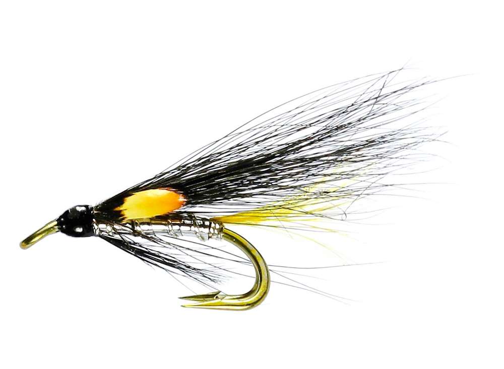 Caledonia Flies Silver Stoats Tail Jc Sea Trout Double #14 Fishing Fly