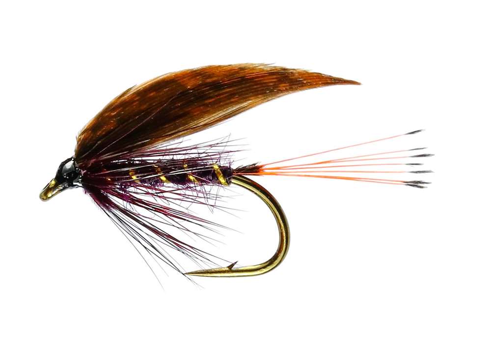 Caledonia Flies Grouse & Claret Winged Wet #10 Fishing Fly