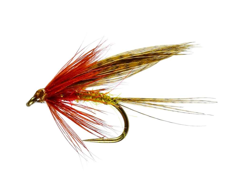 Caledonia Flies Cock Feather Robin Winged Wet #12 Fishing Fly
