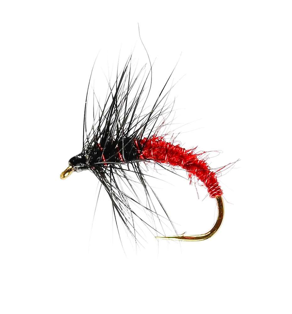 Caledonia Flies Black & Red Snatcher #12 Fishing Fly