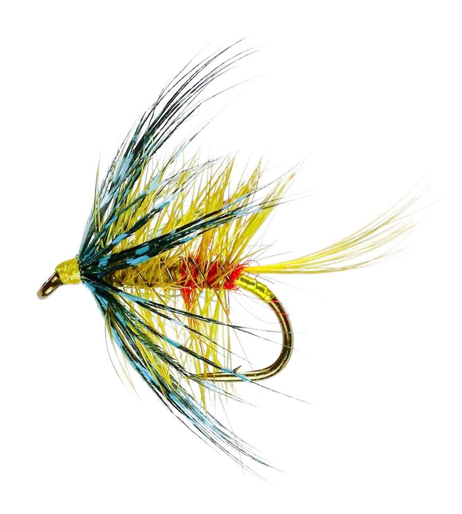 Caledonia Flies Bumble Golden Olive Wet #12 Fishing Fly