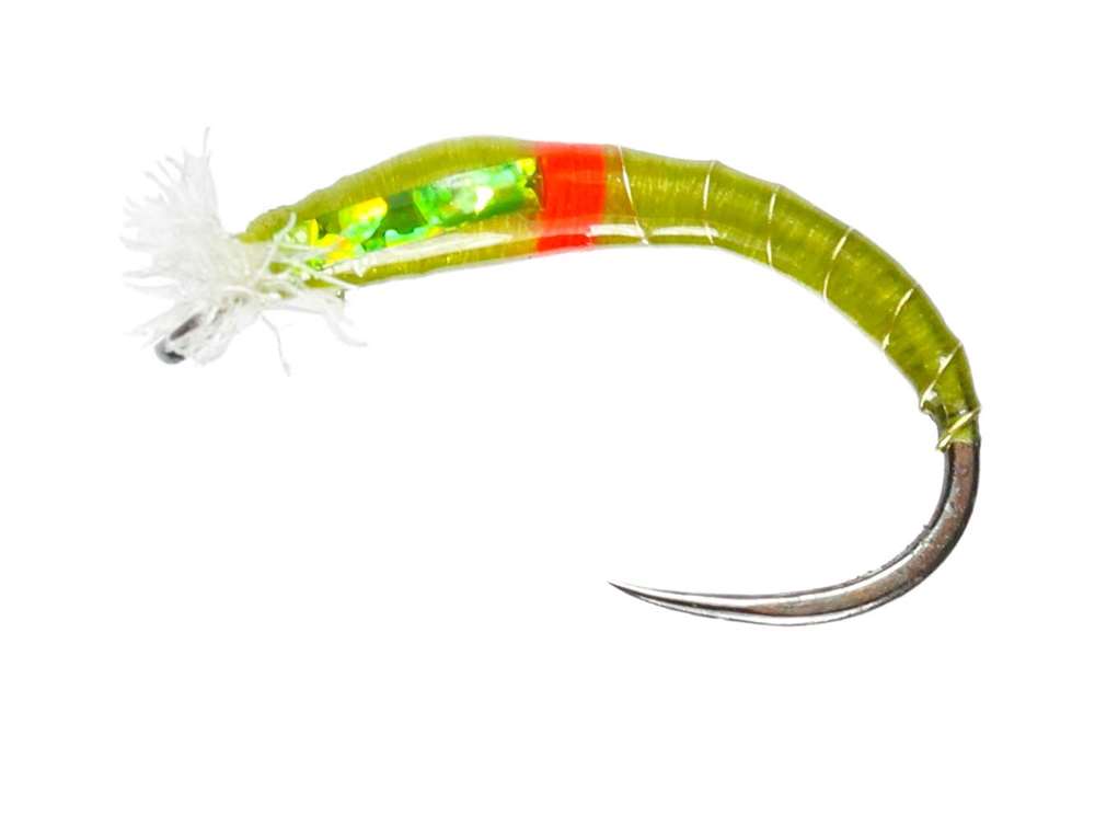 Caledonia Flies Epoxy 3D Olive Barbless #12 Fishing Fly