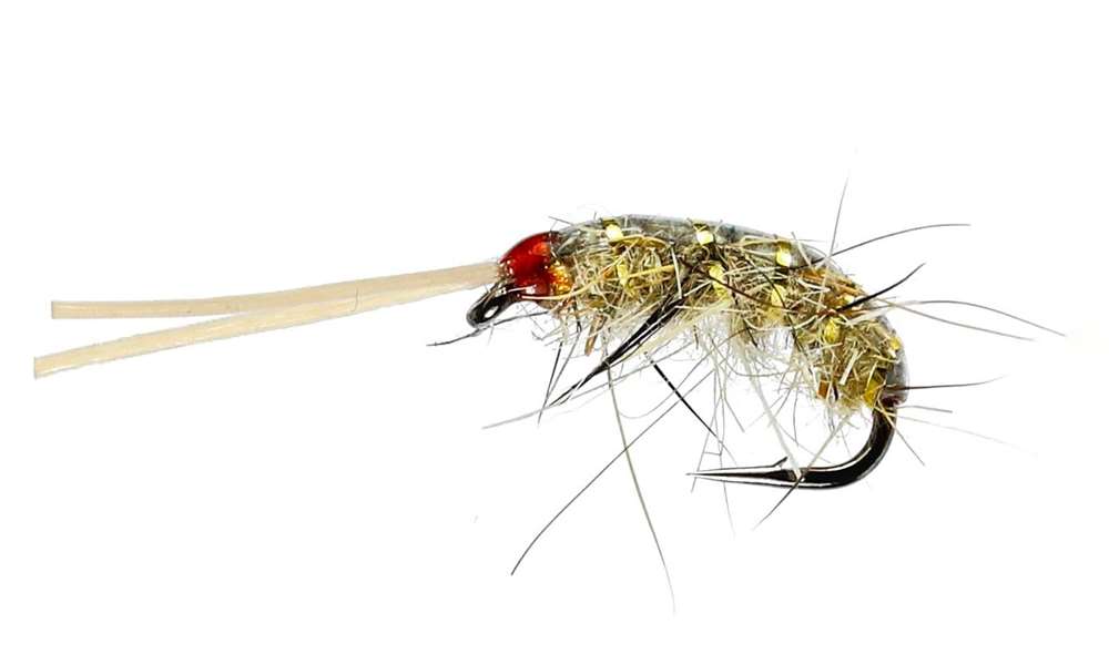 Caledonia Flies Mullet Shrimp #12 Fishing Fly Barbed Saltwater Fly