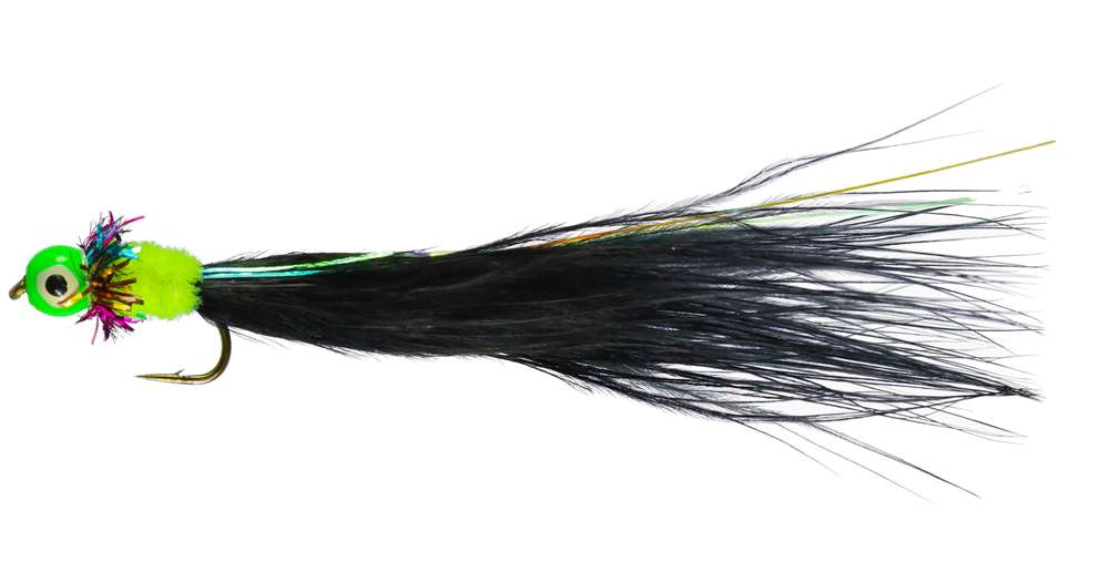 Caledonia Flies Crafty Black Cat #10 Fishing Fly Barbed Lure or Streamer Fly