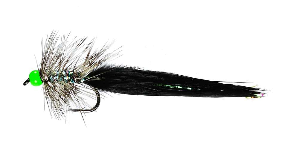 Caledonia Flies Black Dancer #10 Fishing Fly Barbed Nymph Fly