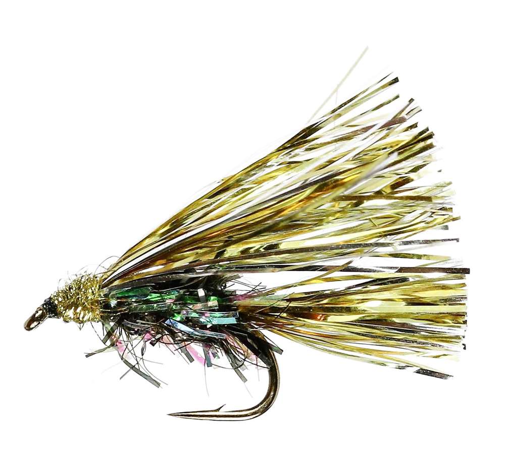 Caledonia Flies Black Sparkler #10 Fishing Fly Barbed Lure or Streamer Fly