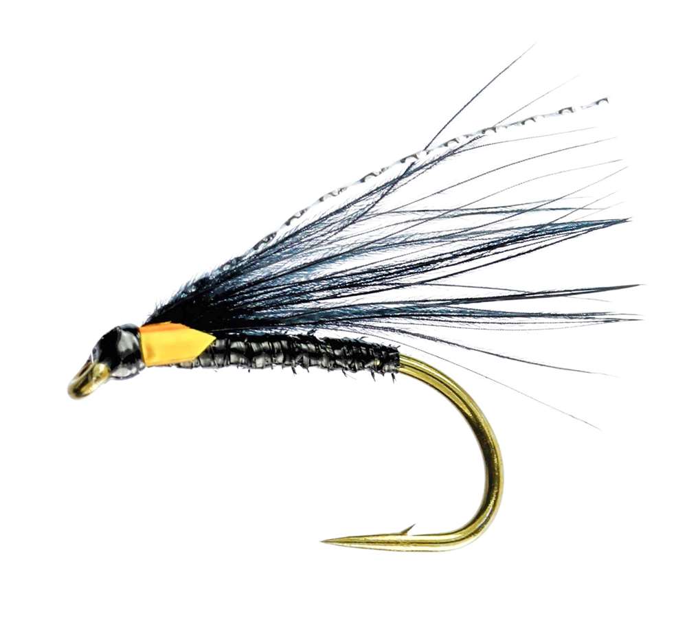 Caledonia Flies Quill Cormorant #10 Fishing Fly Barbed Lure or Streamer Fly