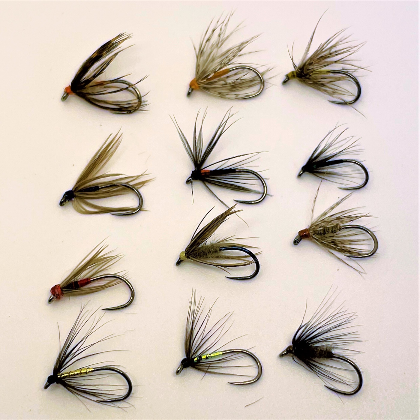 Caledonia Flies Barbless Spider Collection #14-16 Fishing Fly Assortment
