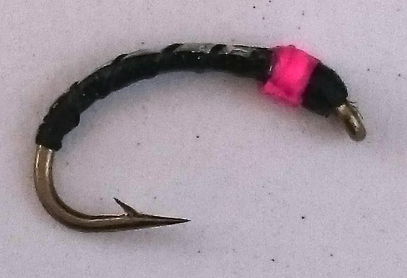 The Essential Fly Flashback Blank Buster Buzzer Fluorescent Pink Fishing Fly