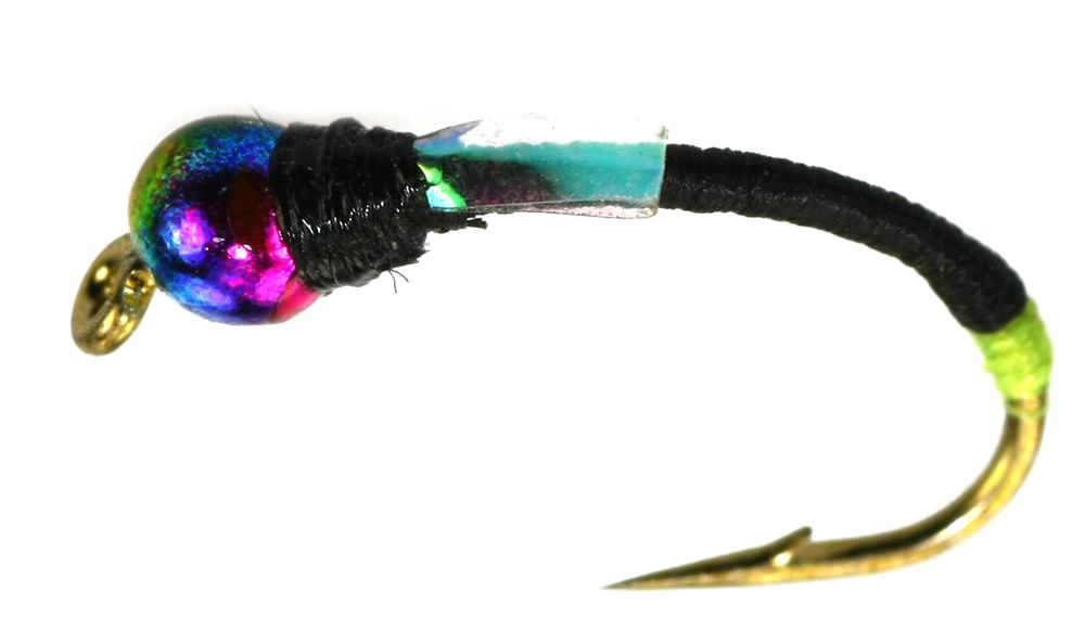The Essential Fly Sandys Rainbow Buzzer Phosphor Yellow Fishing Fly