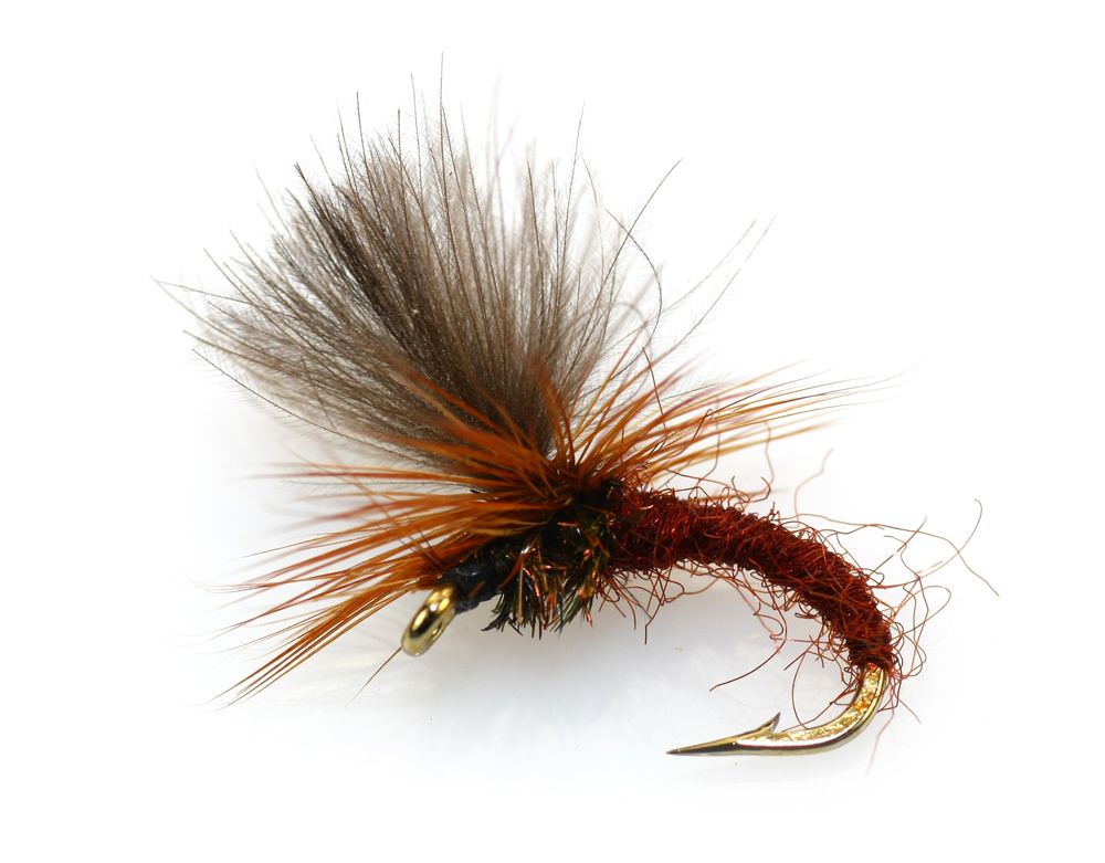 BROWN KLINKHAMMER Dry Trout Fishing Flies various options by Dragonflies