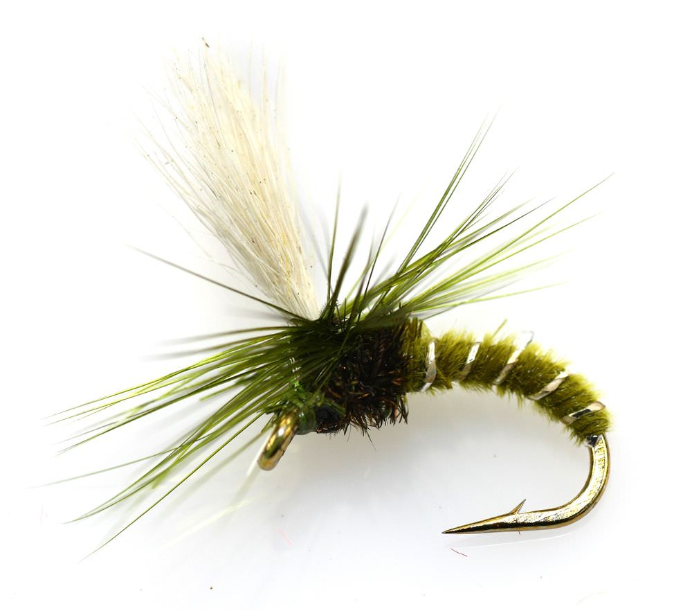 The Essential Fly Terrys Emerger Parachute Olive Fishing Fly