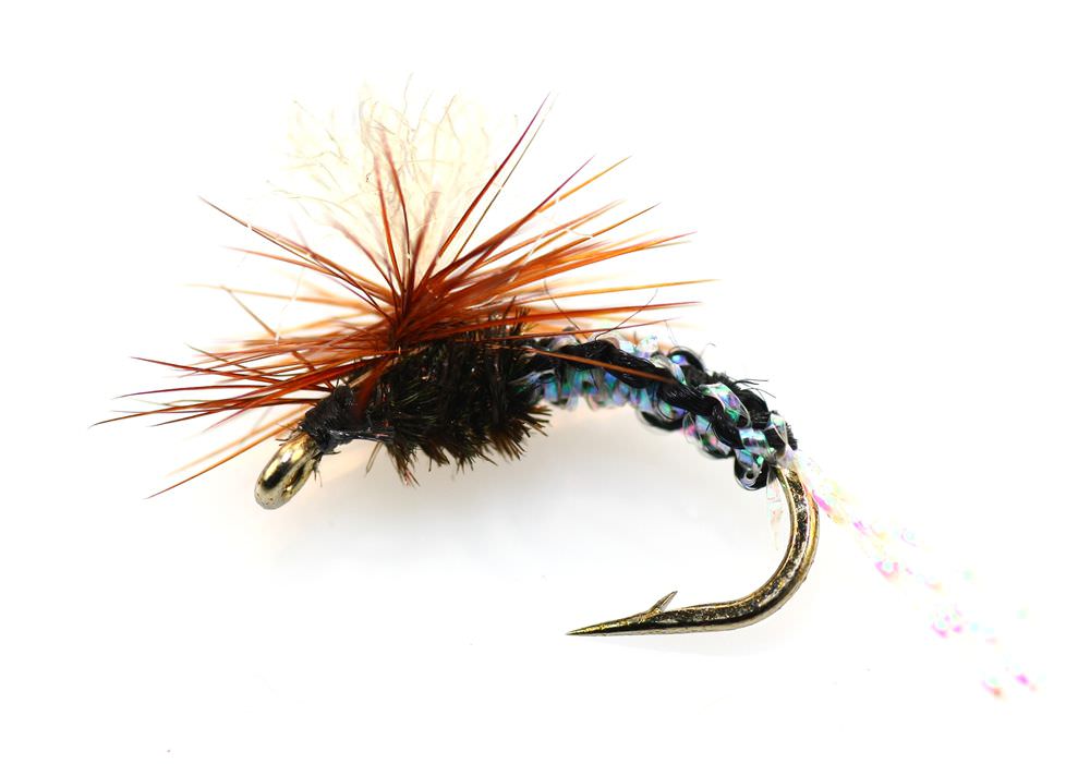 The Essential Fly Woven Klinkhammer Black Fishing Fly