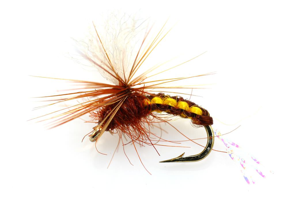 The Essential Fly Woven Klinkhammer Brown Fishing Fly