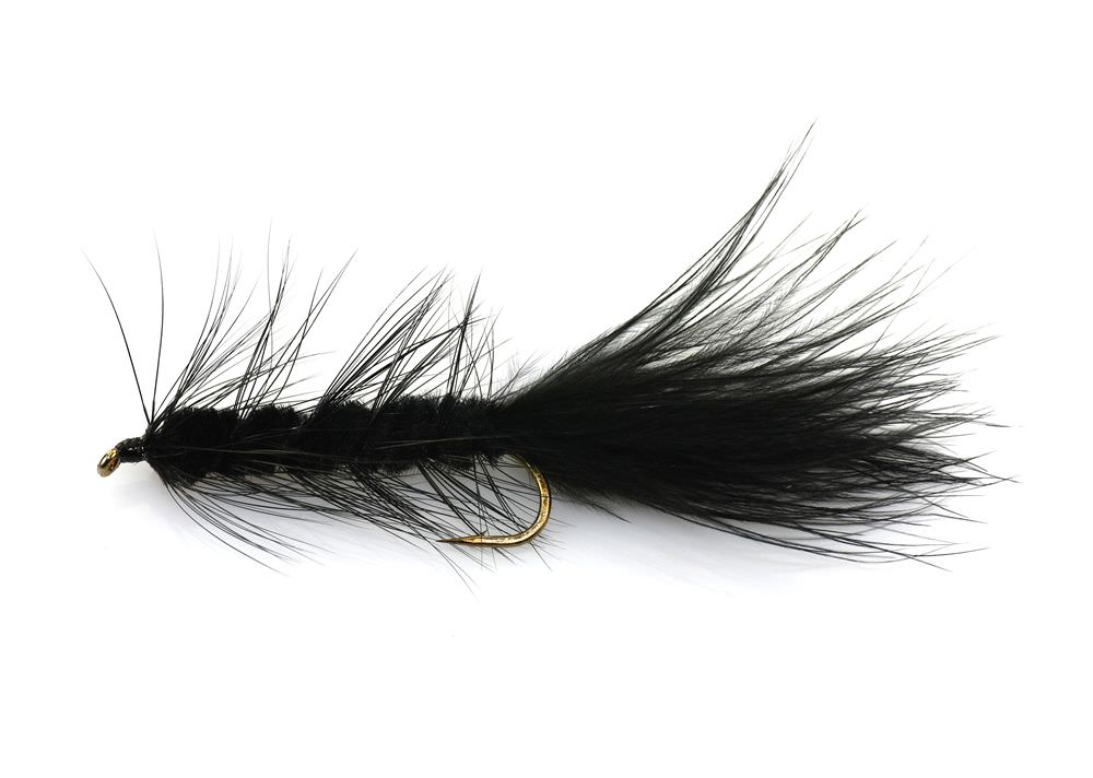 The Essential Fly Woolly Bugger Black Fishing Fly