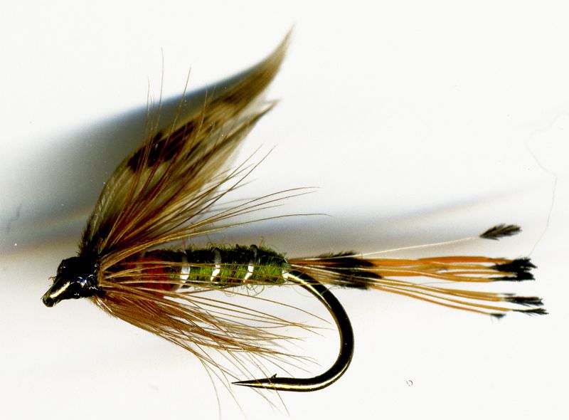 The Essential Fly Woodcock & Green Fishing Fly