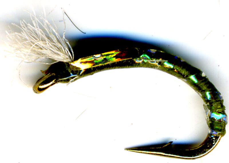 The Essential Fly 3D Glass Epoxy Buzzer Olive Fishing Fly
