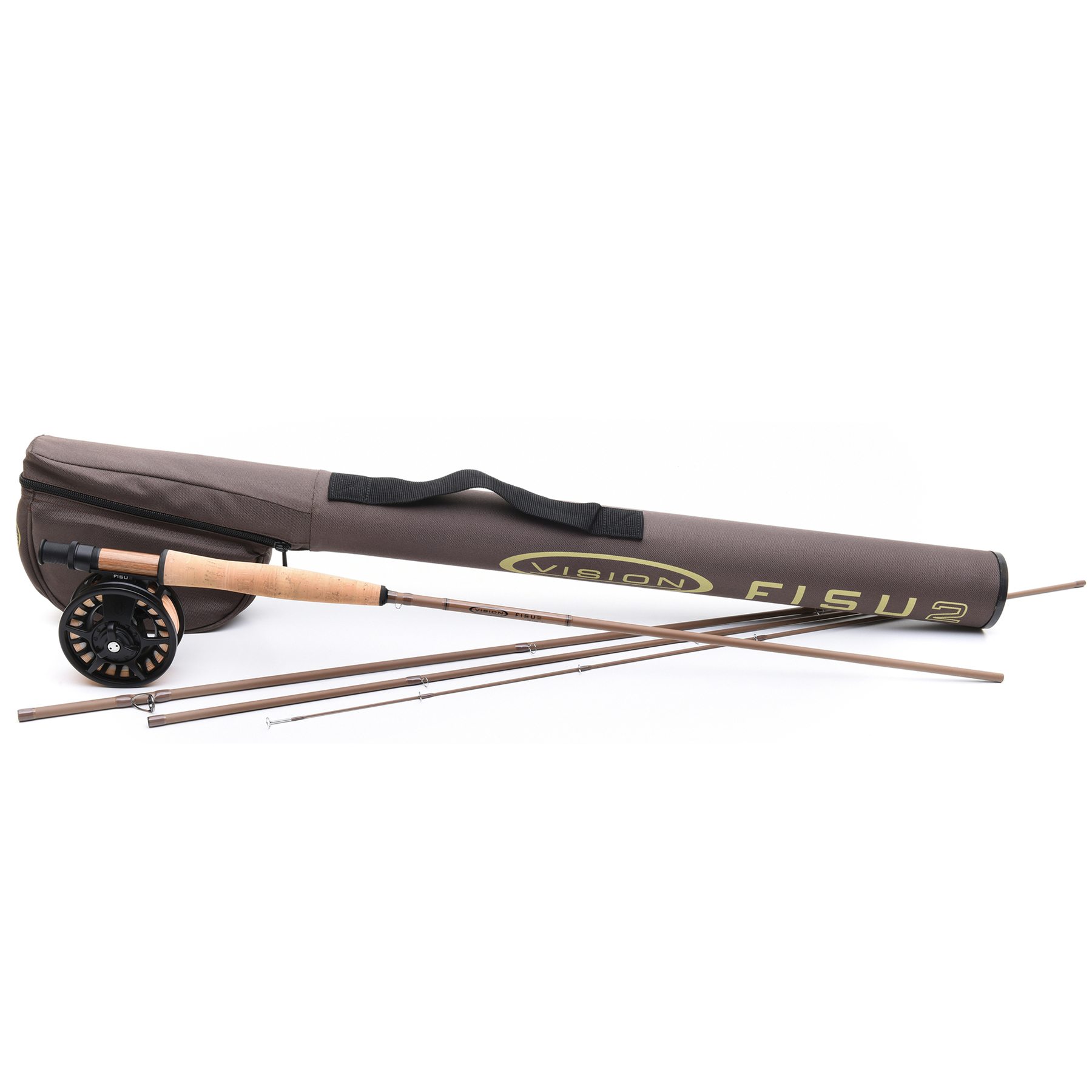 Vision Outfit Fisu 2 Fly Kit 8 Foot #4 For Fly Fishing (Length 8ft / 2.43m)