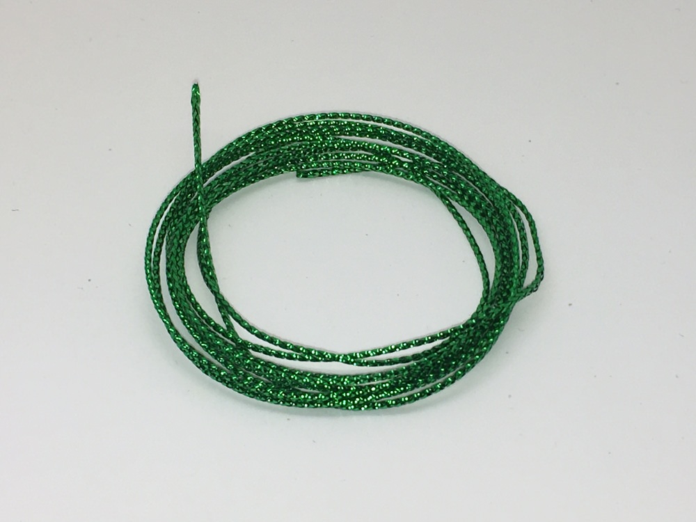 Veniard X-Rib Ultra-Fine Fine Mylar Braid (Piping) Green