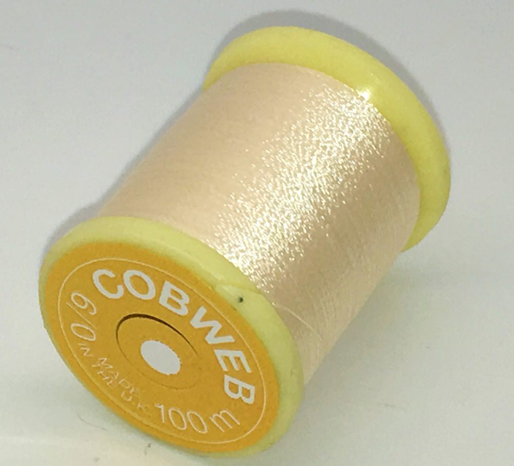 Veniard Gordon Griffiths Cobweb 6/0 Cream Fly Tying Threads (Product Length 109 Yds / 100m)