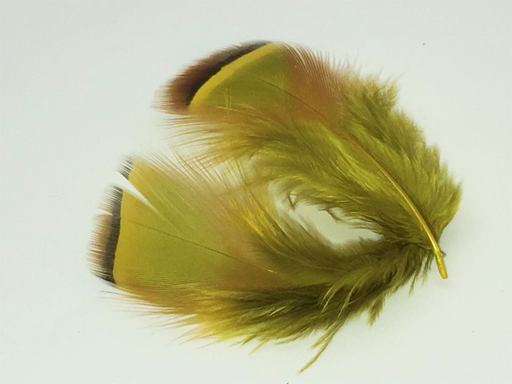 Veniard French Partridge Hackles Yellow Fly Tying Materials
