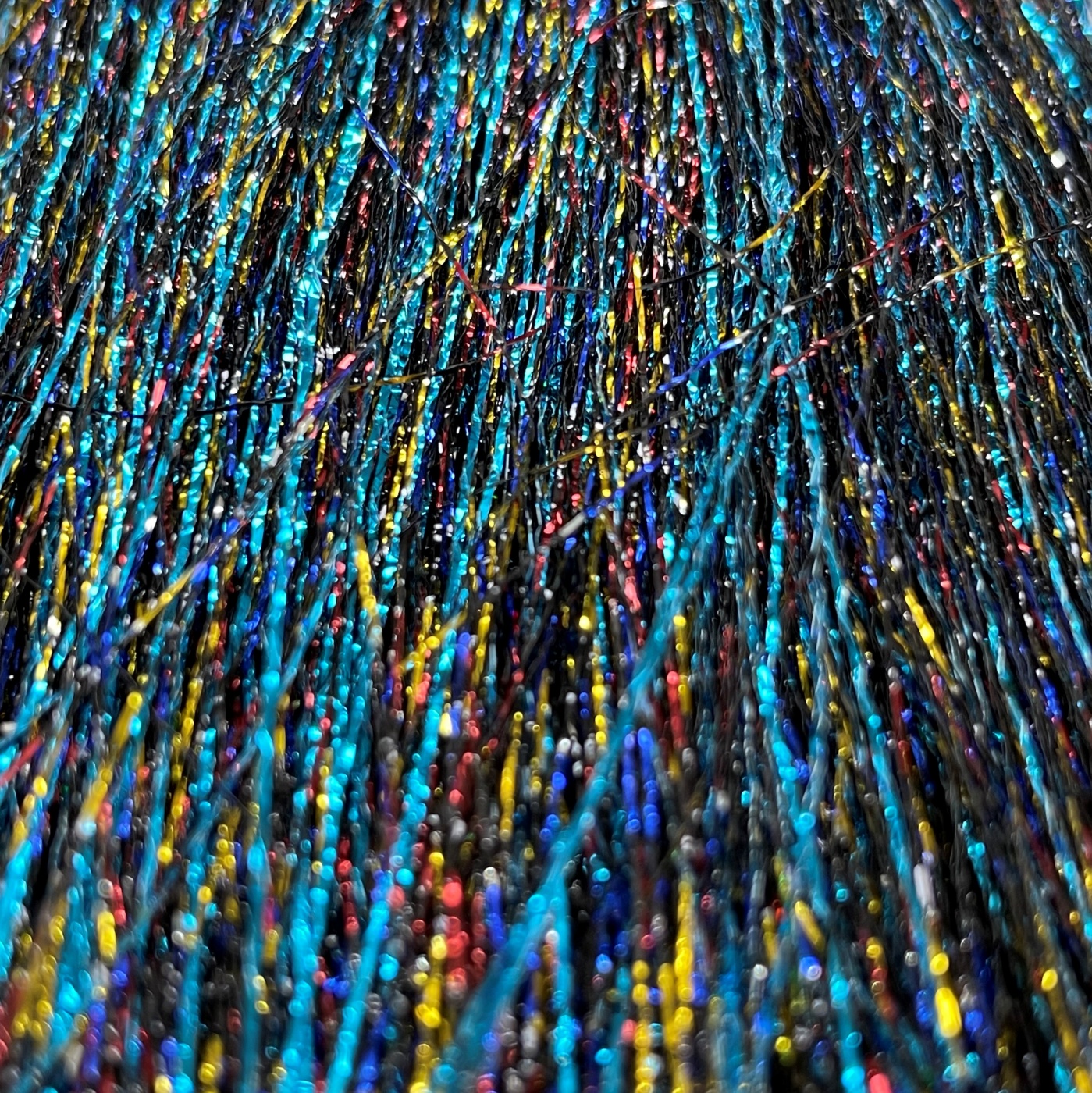 Lureflash Mosaic Dynamite Blue Hanked Fly Tying Material
