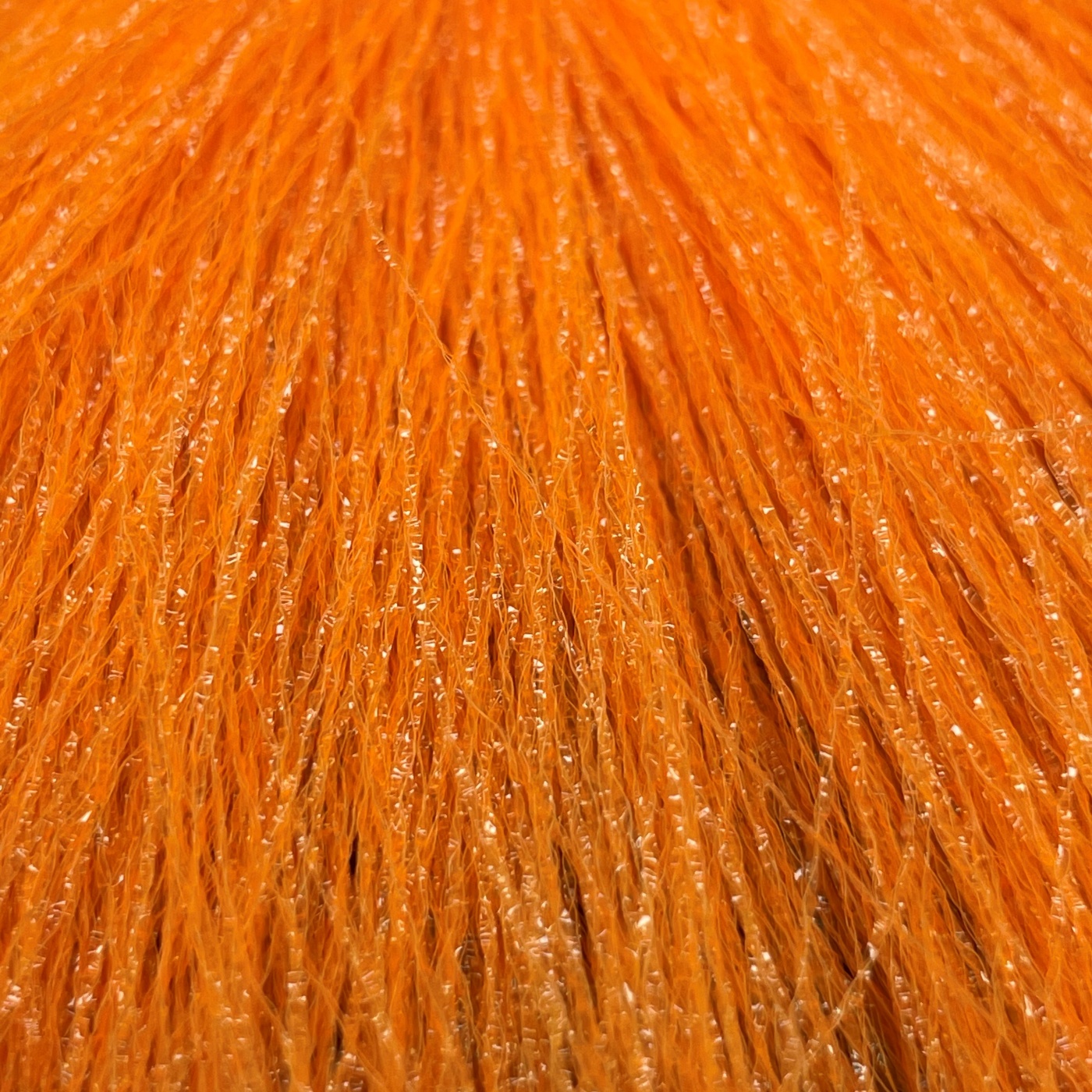Lureflash Fluoroflash Orange Hanked Fly Tying Material