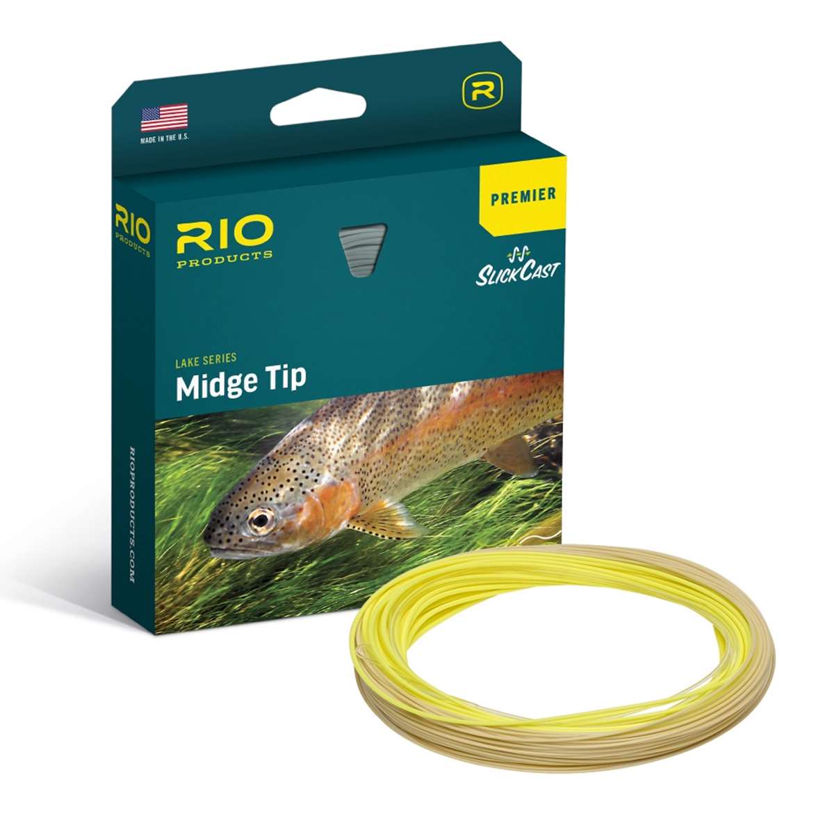 Rio Premier Midge Tip Long Hover WF Wf7 Fly Line (Length 100ft 30m)