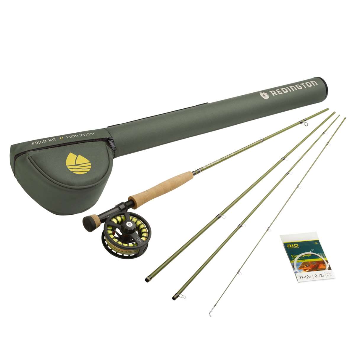 Redington Field Kit Outfit Euro Nymph 10' 3 For Fly Fishing