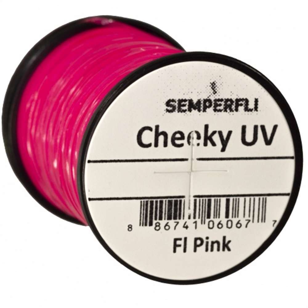 Semperfli Cheeky Uv Pink Fly Tying Materials (Product Length 16.4 Yds / 15m)