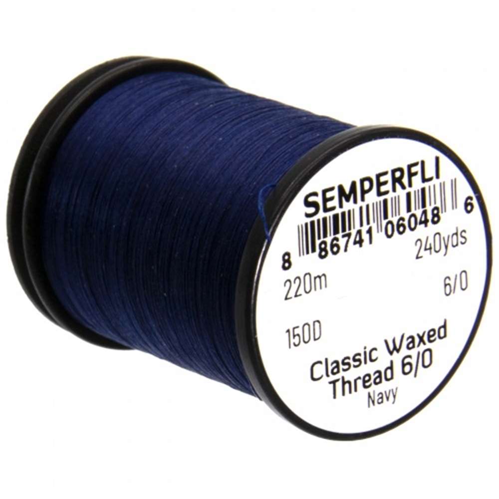 Semperfli Classic Waxed Thread 6/0 240 Yards Navy