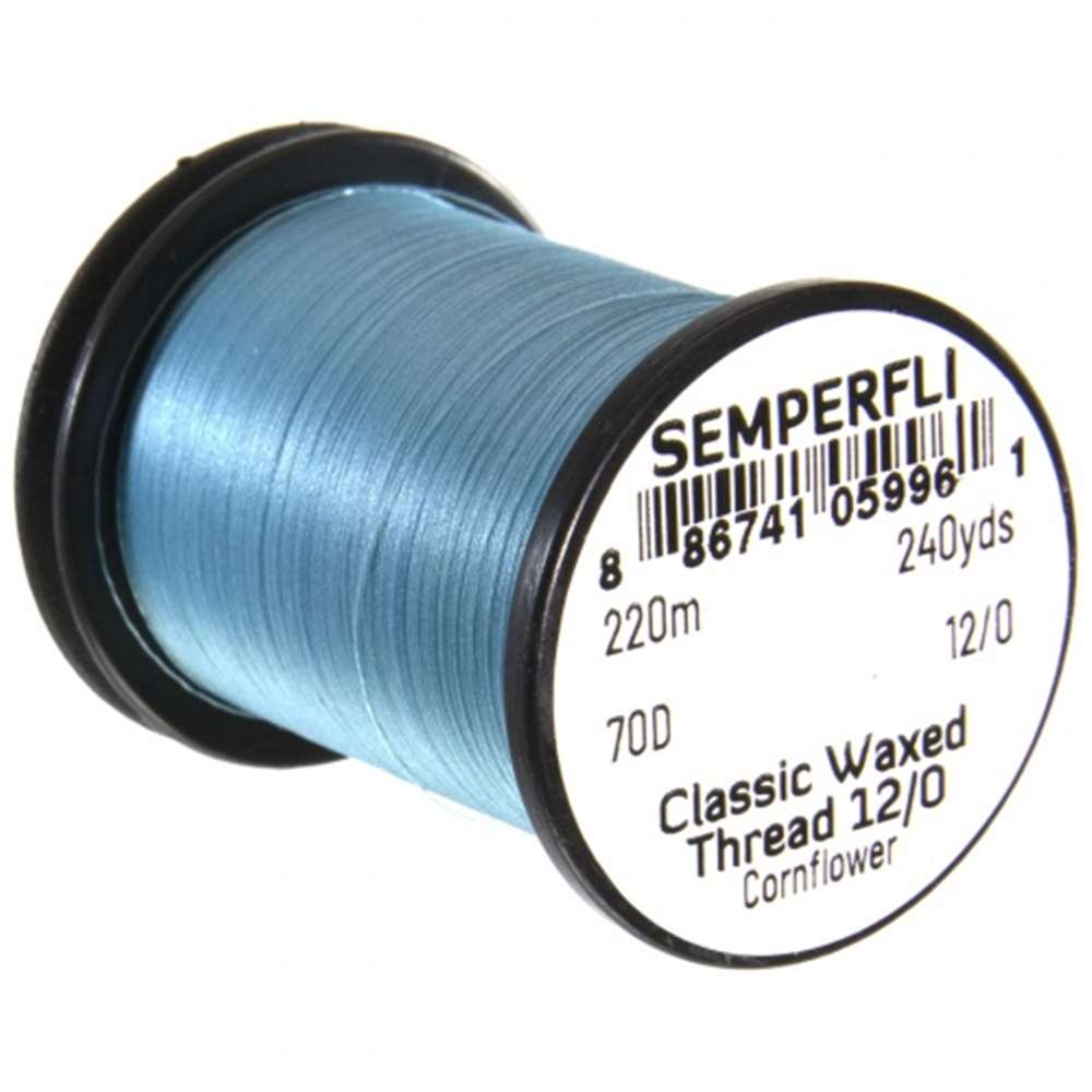 Semperfli Classic Waxed Thread 12/0 240 Yards Cornflower