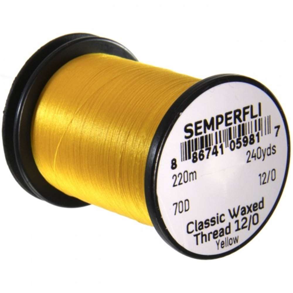 Semperfli Classic Waxed Thread 12/0 240 Yards Yellow