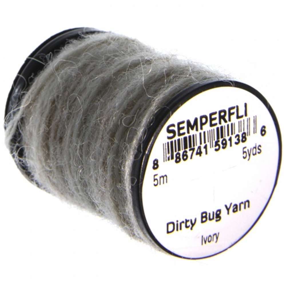 Semperfli Dirty Bug Yarn Ivory Fly Tying Materials
