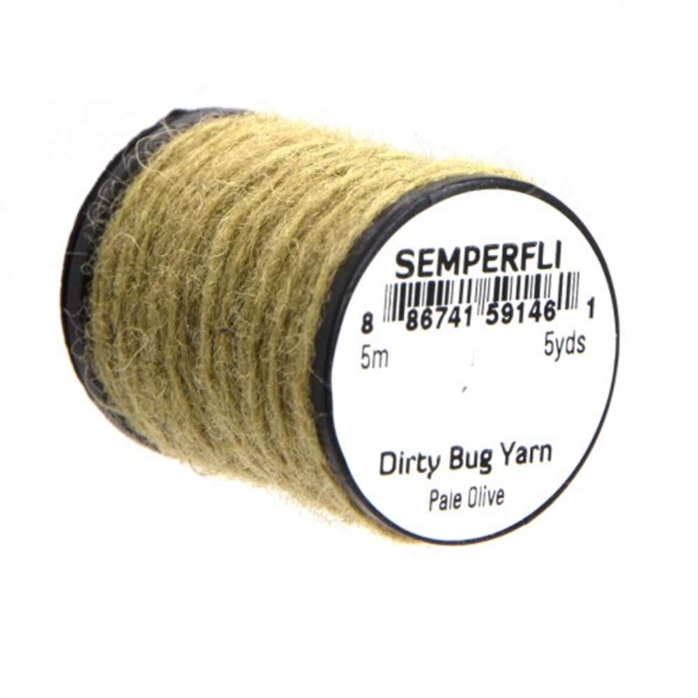 Semperfli Dirty Bug Yarn Pale Olive Fly Tying Materials (Product Length 5.46 Yds / 5m)