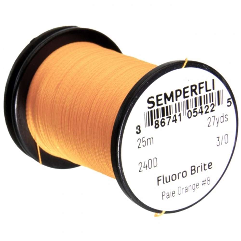 Semperfli Fluorescent Brite #8 Pale Orange Fly Tying Materials