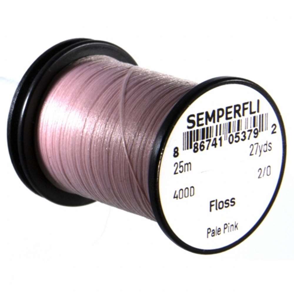 Semperfli Fly Tying Floss Pale Pink Fly Tying Materials (Product Length 27.34 Yds / 25m)
