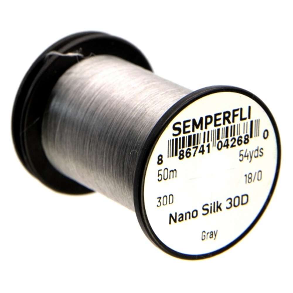 Semperfli Nano Silk Ultra 30D 18/0 Gray