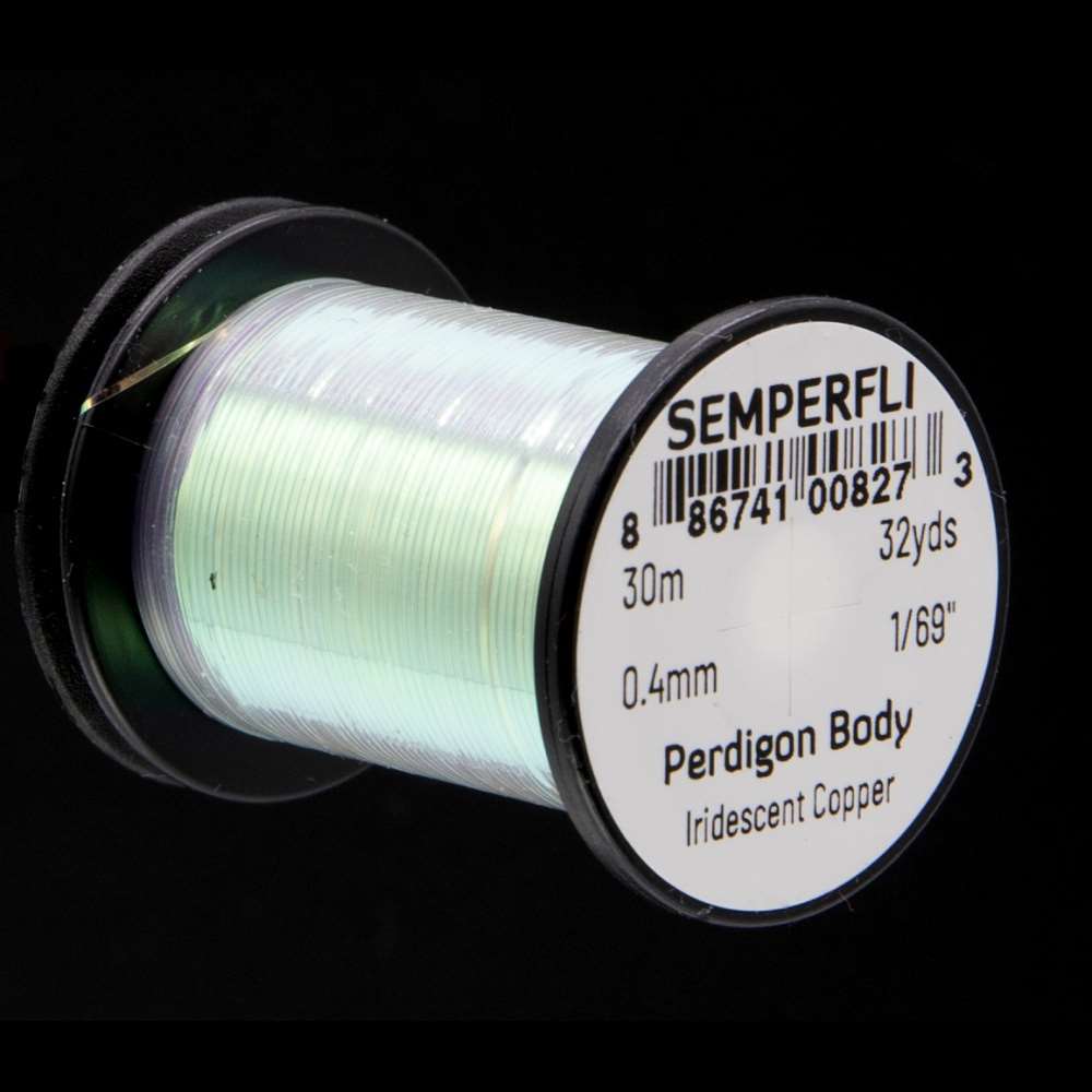 Semperfli Perdigon Body Iridescent Copper Fly Tying Materials (Product Length 32 Yds / 30m)