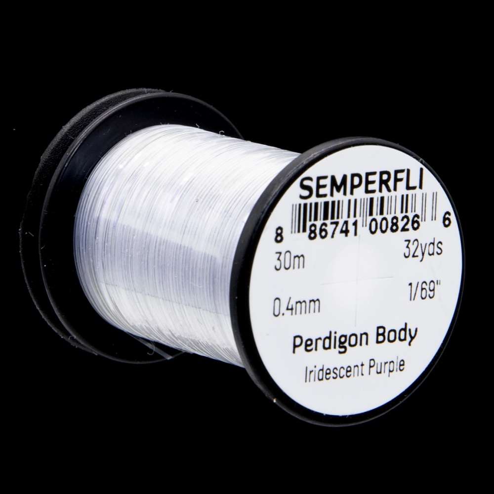 Semperfli Perdigon Body Iridescent Purple Fly Tying Materials (Product Length 32 Yds / 30m)