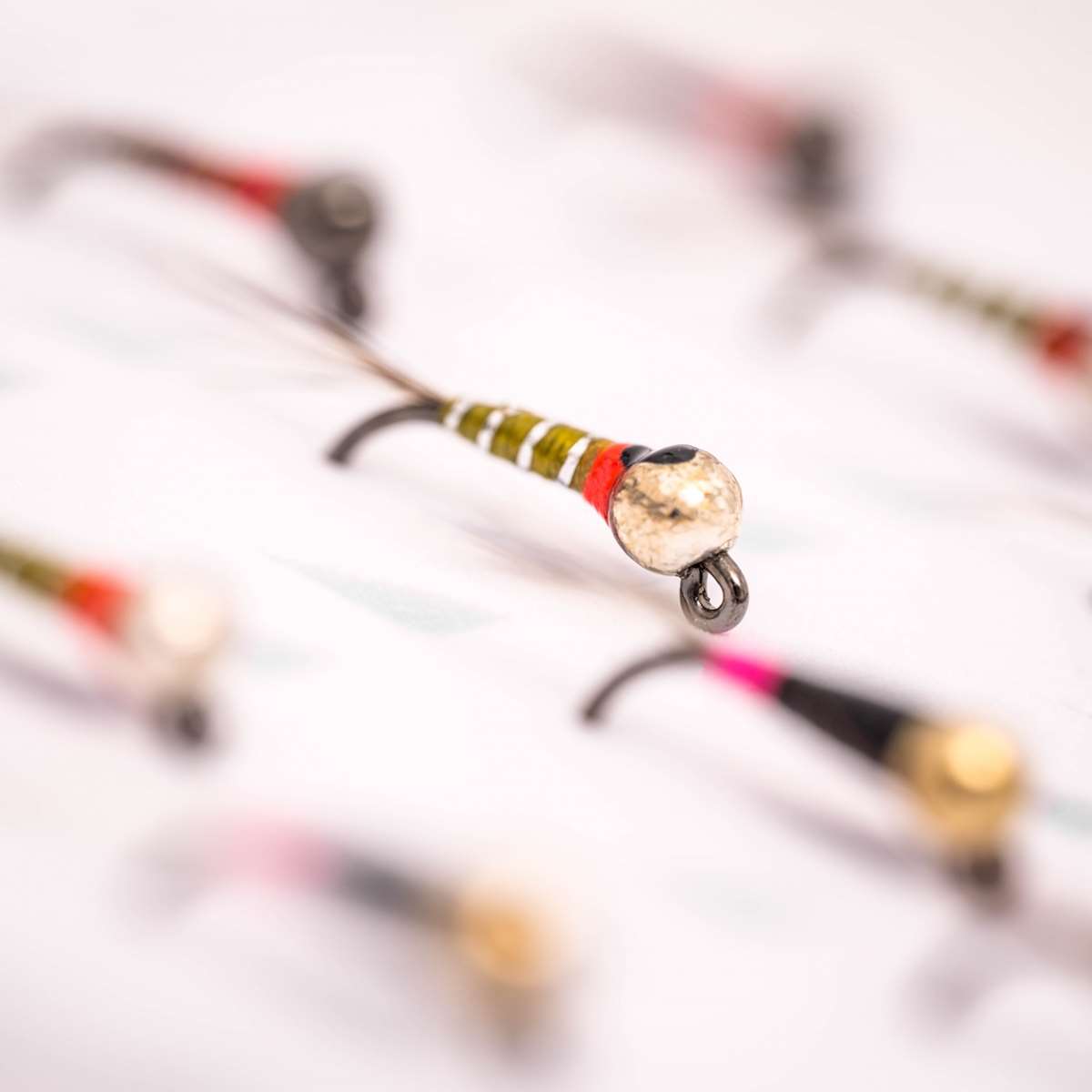 Caledonia Flies Perdigon Indicator Selection Fly Box Fishing Fly Assortment