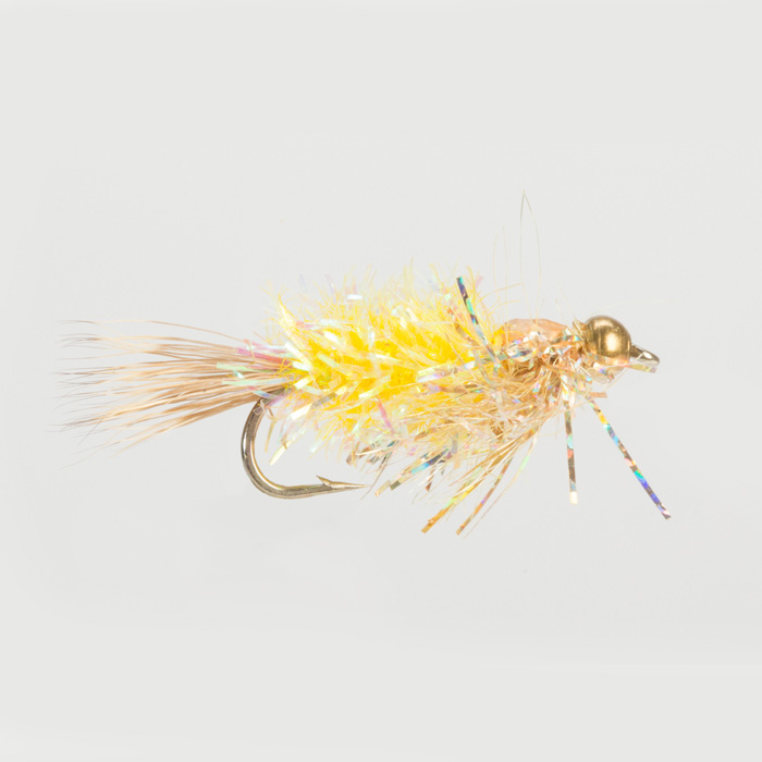 The Essential Fly Steelhead Glittering Nymph Tan Fishing Fly