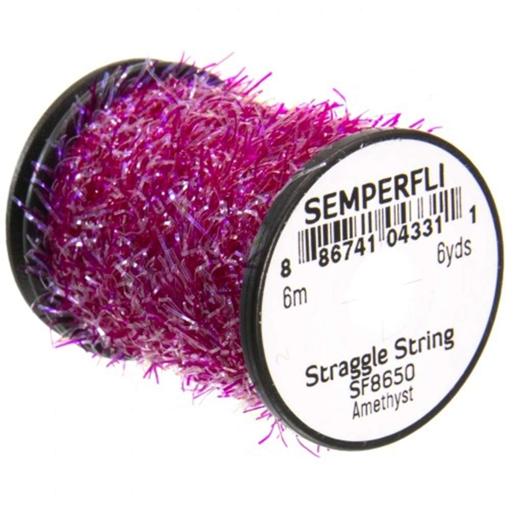 Semperfli Straggle String Micro Chenille Sf8650 Amethyst Fly Tying Materials (Product Length 6.56 Yds / 6m)