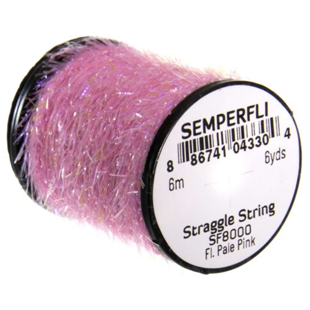 Semperfli Straggle String Micro Chenille SF8000 Fluoro Pale Pink