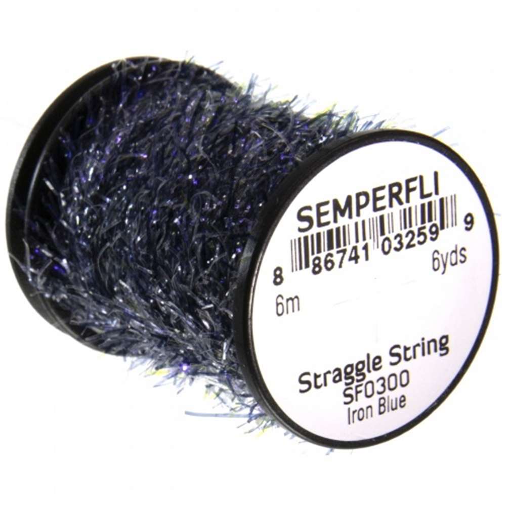 Semperfli Straggle String Micro Chenille Sf0300 Iron Blue Fly Tying Materials (Product Length 6.56 Yds / 6m)