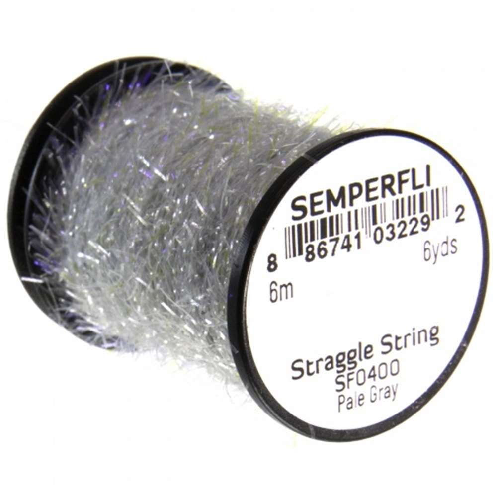 Semperfli Straggle String Micro Chenille Sf0400 Pale Gray Fly Tying Materials